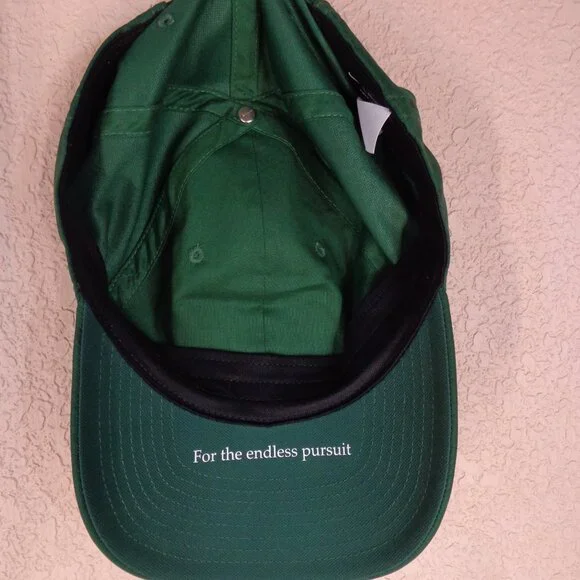 RARE NIKE Golf Heritage 86 hat cap green with black golf clubs print like new! - Picture 5 of 6